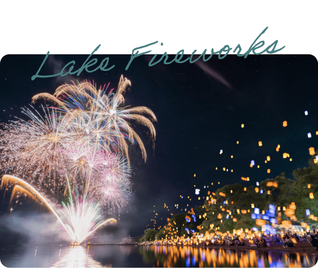 湖水花火